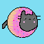 pusheen cat donut