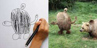 dibujos de ninos si fuern de verdad