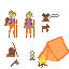 pixel character