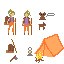 pixel character