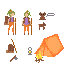 pixel character
