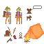 pixel character