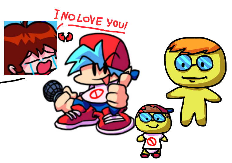 fnf art boyfriend x alba