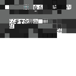 black and white