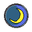 bouclier croissant de lune