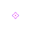 pink and purple crosshair