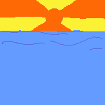 cposta de sol