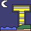 teen titans tower night