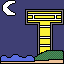 teen titans tower night