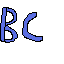 blocky hub logo font