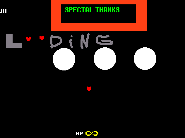 sans ending credits but i edited it