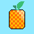 pixel pineapple logo