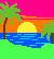 simple beach sunset remix