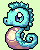 really cute seahorse