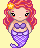 cute mermaid