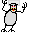 snow monster making a snow fireball