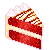 red velvet cake piece