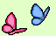 flying butterflies