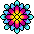 kaleidoscope flower