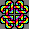 rainbow heart clover