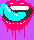 lips and tongue