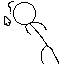 the chosen one looking at alan becker s cursor