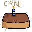 cake your mangy a on
