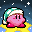 pixel art sleepy kirby