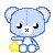 Plush Blue Teddy
