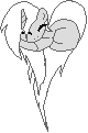 Loving unicorn template