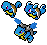 Squirlte, Wartortle, and Blastoise