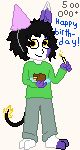 Happy Birthday flame demon