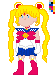 sailor moon with color swatches